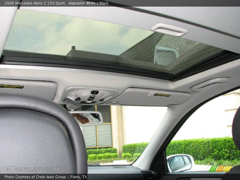 Alabaster White / Black 2006 Mercedes-Benz C 230 Sport