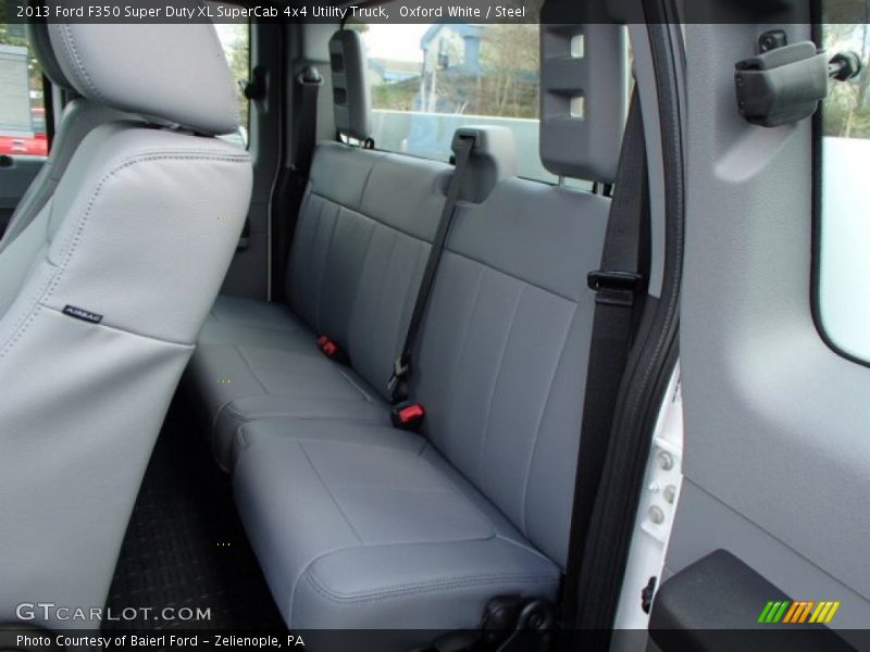 Oxford White / Steel 2013 Ford F350 Super Duty XL SuperCab 4x4 Utility Truck