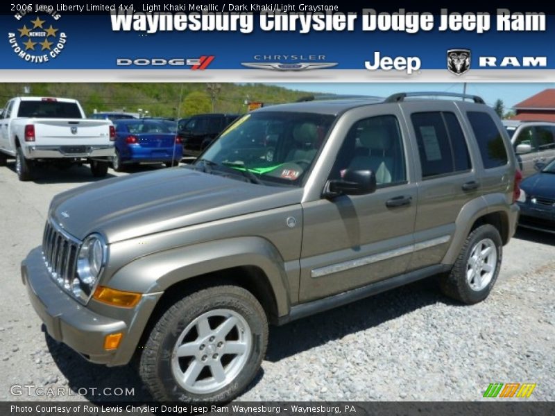 Light Khaki Metallic / Dark Khaki/Light Graystone 2006 Jeep Liberty Limited 4x4