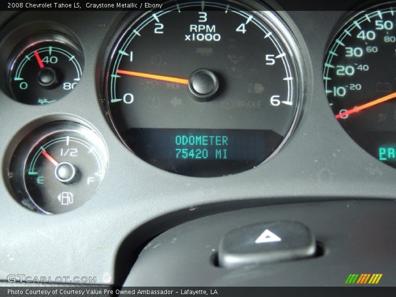 Graystone Metallic / Ebony 2008 Chevrolet Tahoe LS