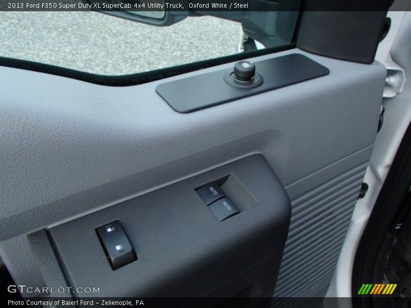 Oxford White / Steel 2013 Ford F350 Super Duty XL SuperCab 4x4 Utility Truck