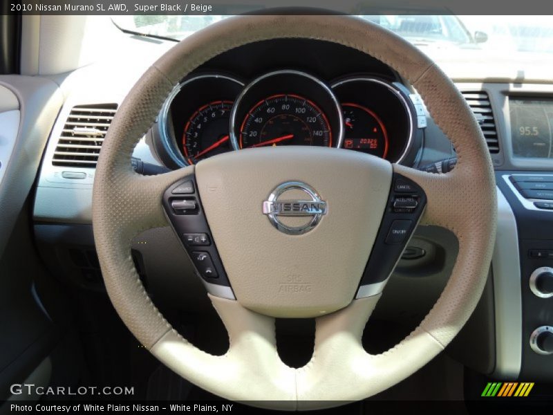 Super Black / Beige 2010 Nissan Murano SL AWD