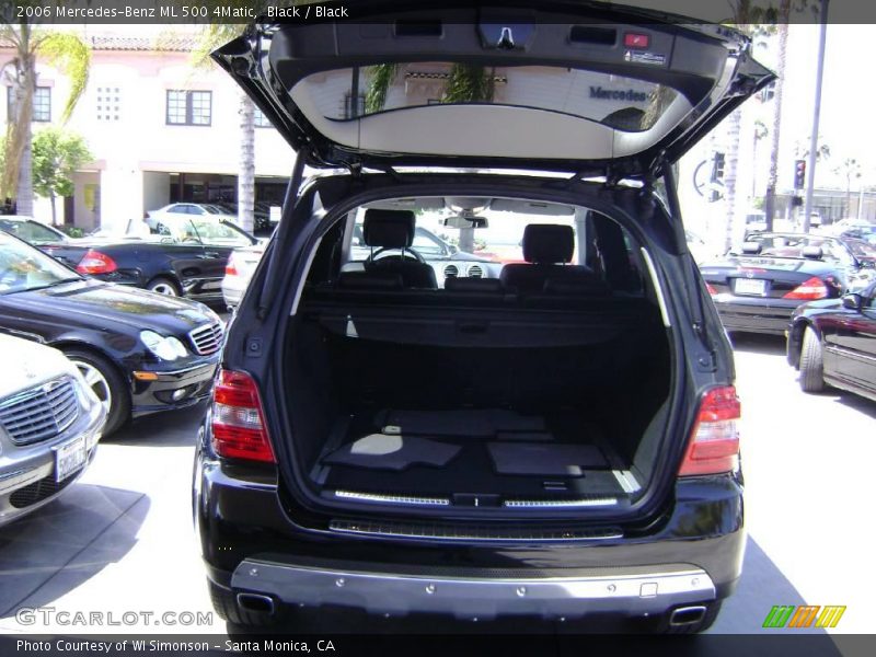 Black / Black 2006 Mercedes-Benz ML 500 4Matic