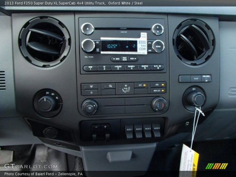 Oxford White / Steel 2013 Ford F350 Super Duty XL SuperCab 4x4 Utility Truck