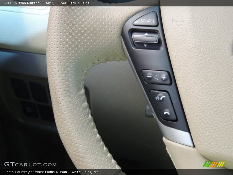 Super Black / Beige 2010 Nissan Murano SL AWD