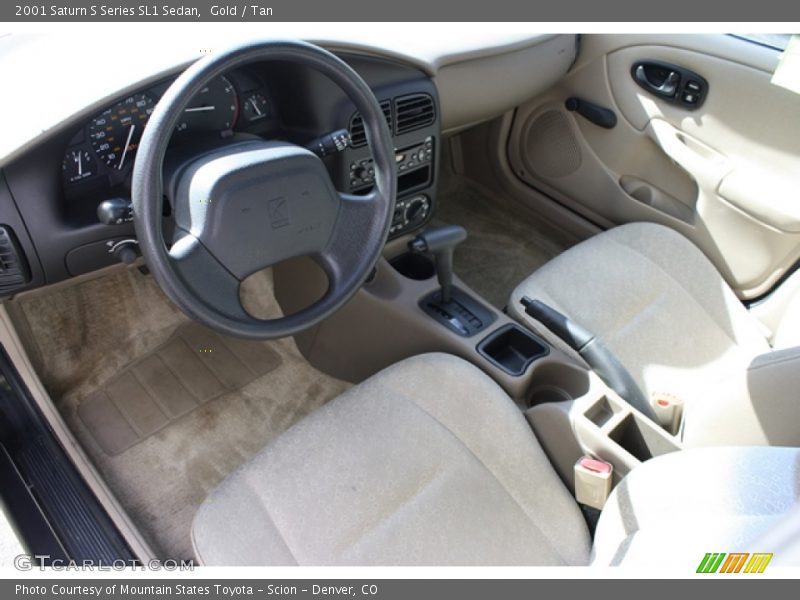 Gold / Tan 2001 Saturn S Series SL1 Sedan