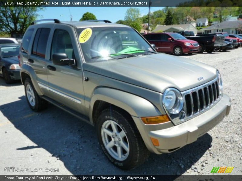 Light Khaki Metallic / Dark Khaki/Light Graystone 2006 Jeep Liberty Limited 4x4