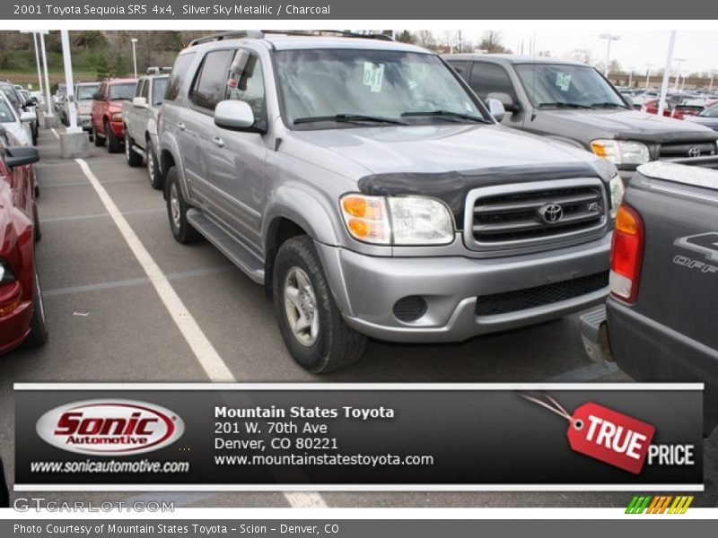 Silver Sky Metallic / Charcoal 2001 Toyota Sequoia SR5 4x4