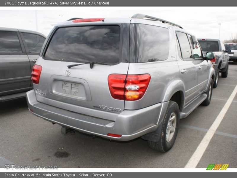 Silver Sky Metallic / Charcoal 2001 Toyota Sequoia SR5 4x4