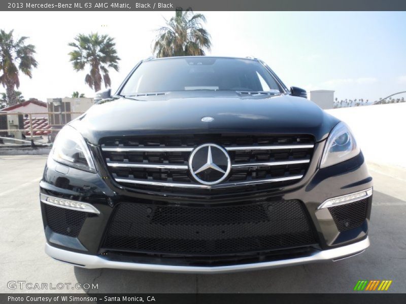 Black / Black 2013 Mercedes-Benz ML 63 AMG 4Matic