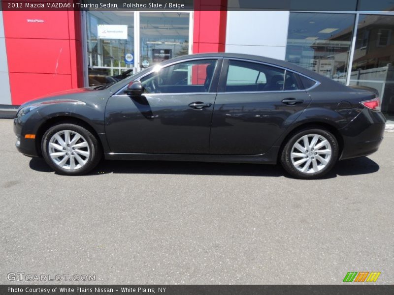 Polished Slate / Beige 2012 Mazda MAZDA6 i Touring Sedan