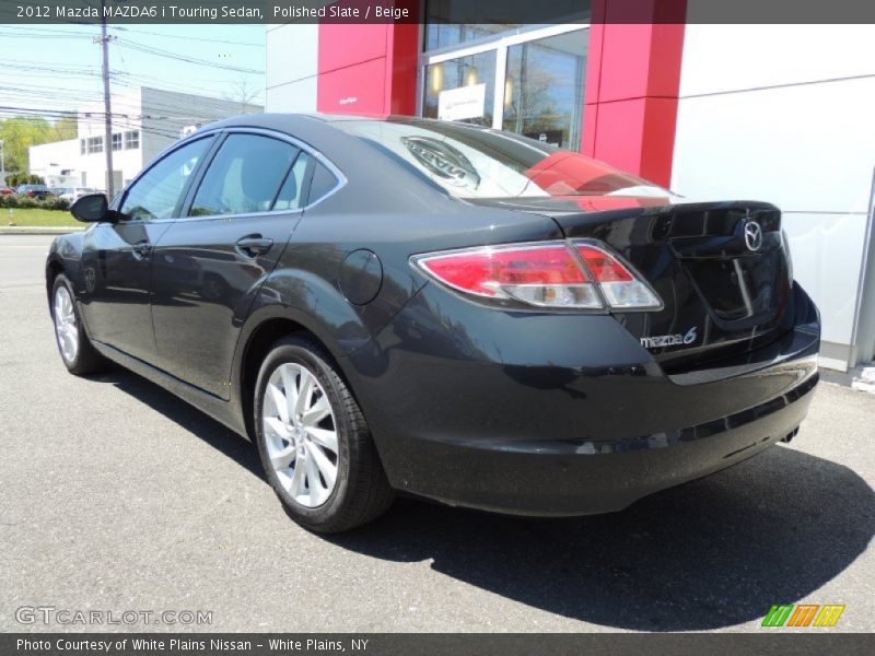 Polished Slate / Beige 2012 Mazda MAZDA6 i Touring Sedan
