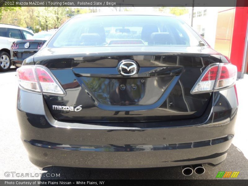 Polished Slate / Beige 2012 Mazda MAZDA6 i Touring Sedan