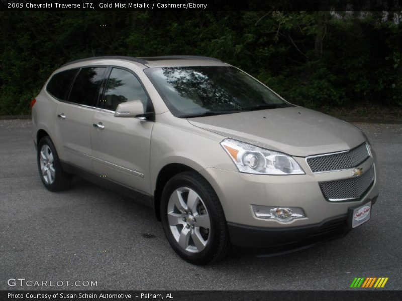 Gold Mist Metallic / Cashmere/Ebony 2009 Chevrolet Traverse LTZ