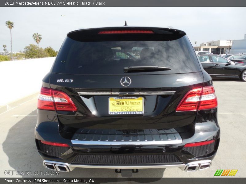 Black / Black 2013 Mercedes-Benz ML 63 AMG 4Matic