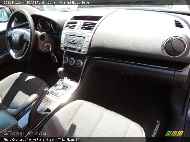 Polished Slate / Beige 2012 Mazda MAZDA6 i Touring Sedan