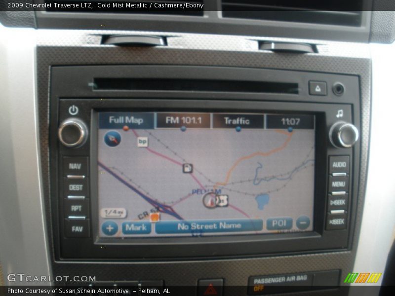 Navigation of 2009 Traverse LTZ