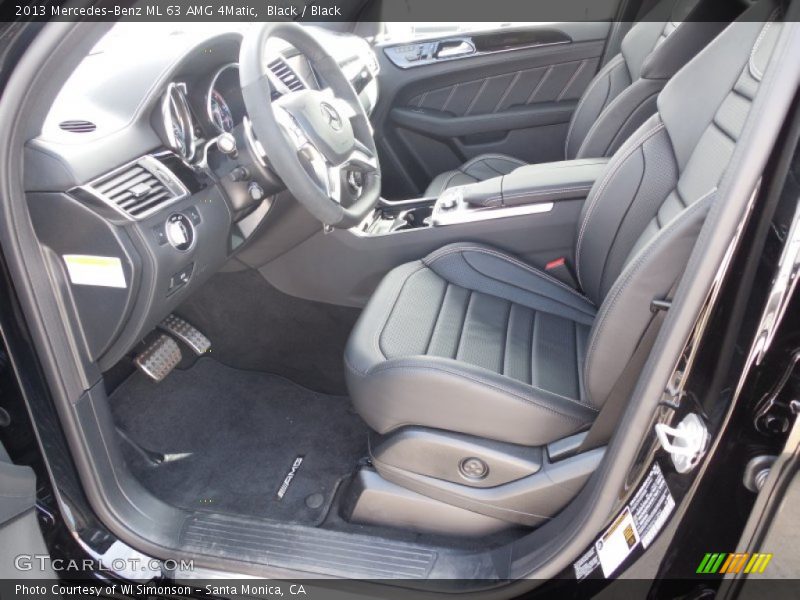  2013 ML 63 AMG 4Matic Black Interior