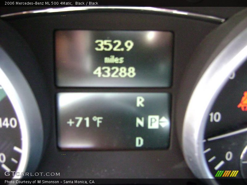 Black / Black 2006 Mercedes-Benz ML 500 4Matic