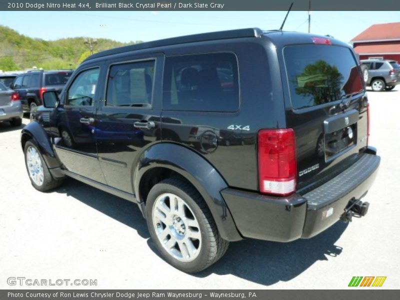 Brilliant Black Crystal Pearl / Dark Slate Gray 2010 Dodge Nitro Heat 4x4