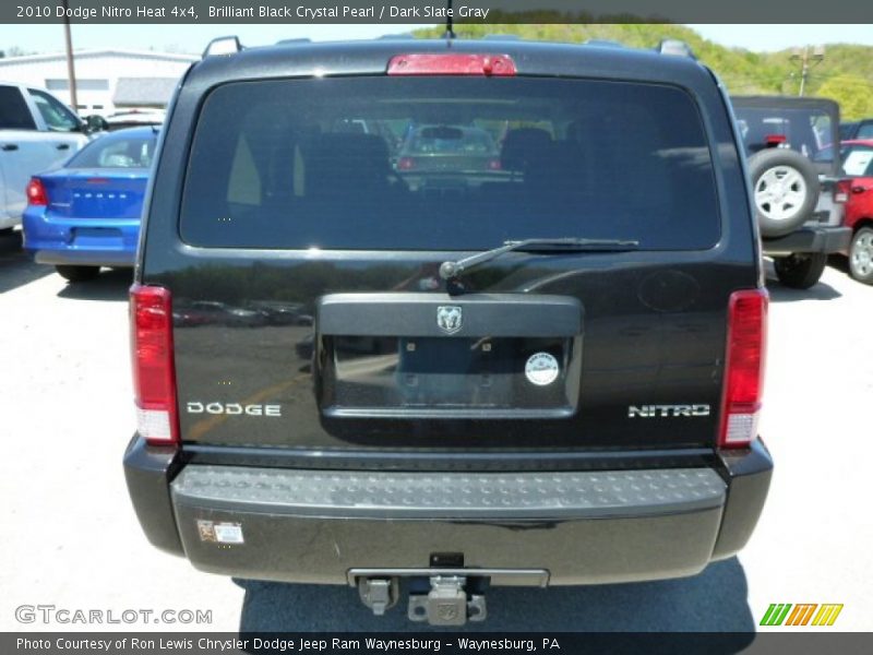 Brilliant Black Crystal Pearl / Dark Slate Gray 2010 Dodge Nitro Heat 4x4