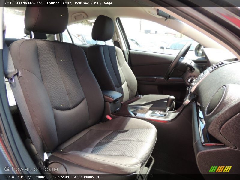 Polished Slate / Beige 2012 Mazda MAZDA6 i Touring Sedan