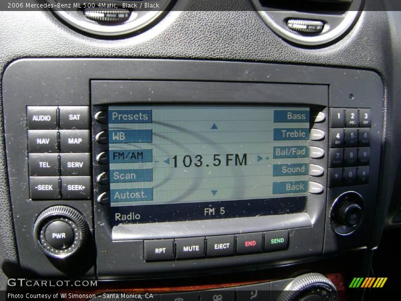 Black / Black 2006 Mercedes-Benz ML 500 4Matic