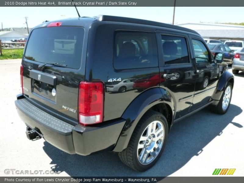 Brilliant Black Crystal Pearl / Dark Slate Gray 2010 Dodge Nitro Heat 4x4