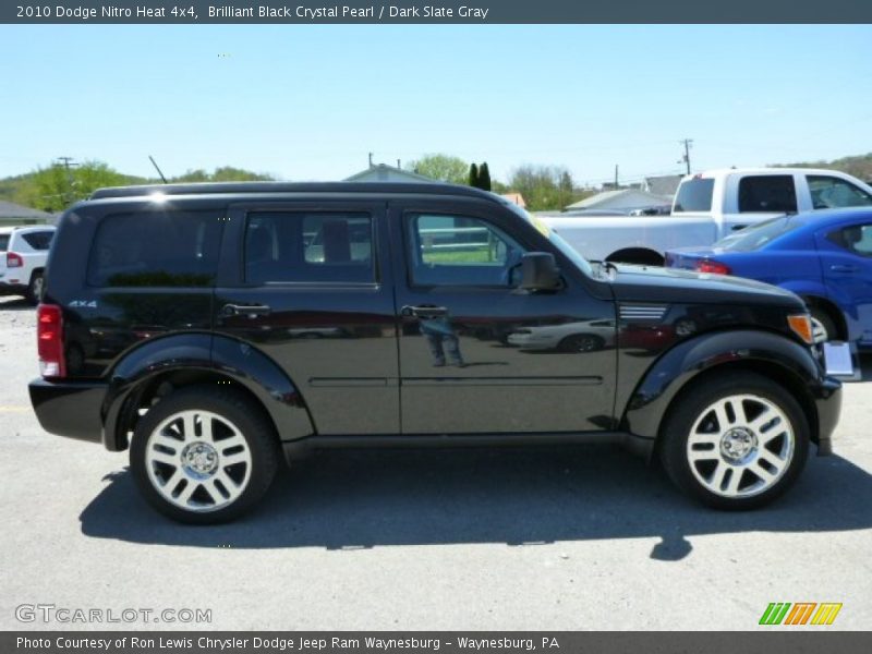 Brilliant Black Crystal Pearl / Dark Slate Gray 2010 Dodge Nitro Heat 4x4