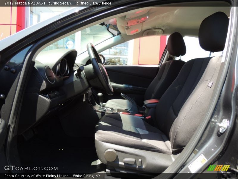 Polished Slate / Beige 2012 Mazda MAZDA6 i Touring Sedan