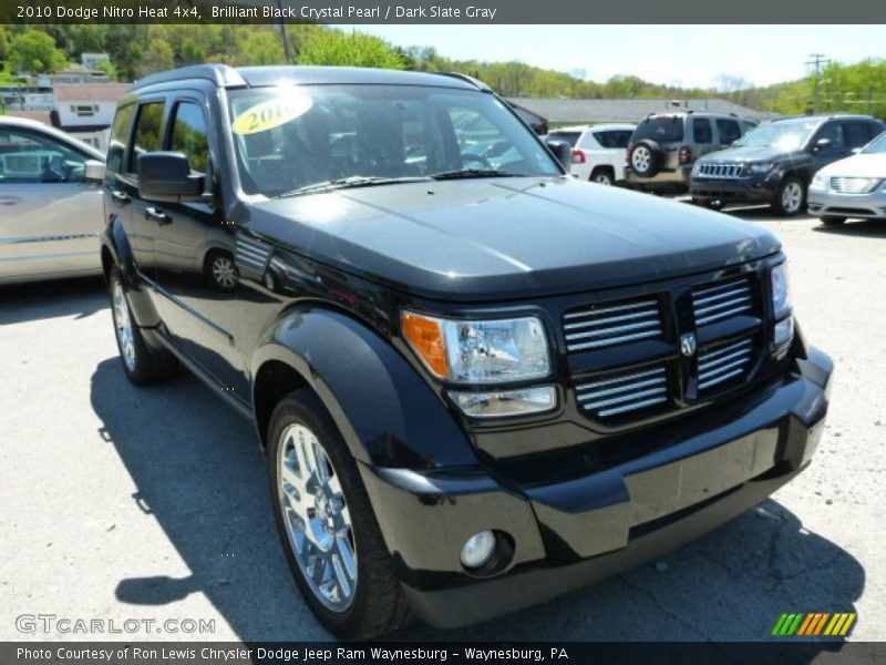 Brilliant Black Crystal Pearl / Dark Slate Gray 2010 Dodge Nitro Heat 4x4