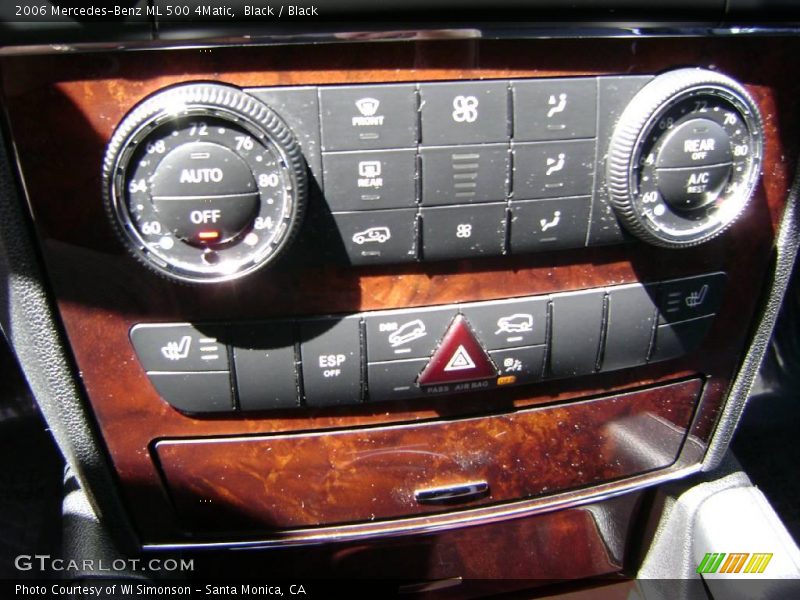 Black / Black 2006 Mercedes-Benz ML 500 4Matic