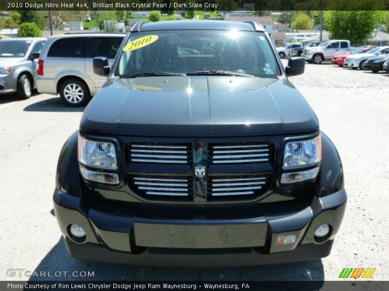 Brilliant Black Crystal Pearl / Dark Slate Gray 2010 Dodge Nitro Heat 4x4