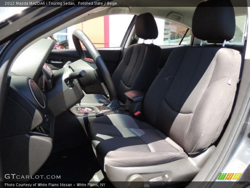Polished Slate / Beige 2012 Mazda MAZDA6 i Touring Sedan