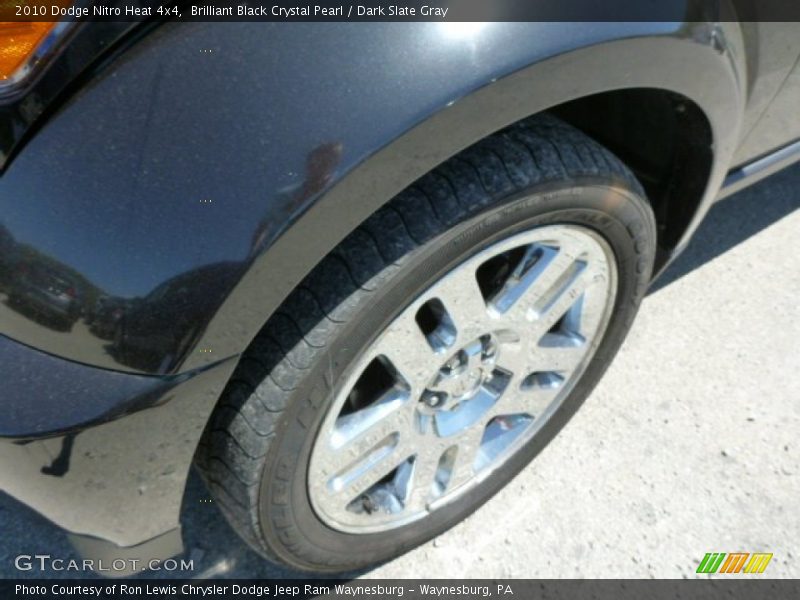 Brilliant Black Crystal Pearl / Dark Slate Gray 2010 Dodge Nitro Heat 4x4