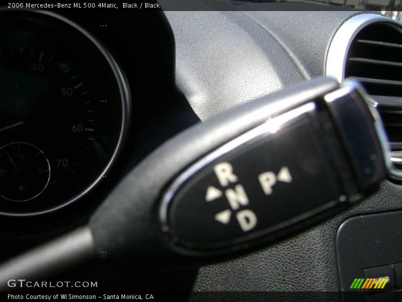 Black / Black 2006 Mercedes-Benz ML 500 4Matic