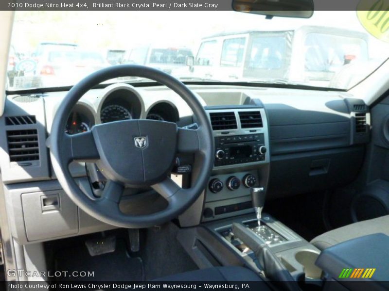 Brilliant Black Crystal Pearl / Dark Slate Gray 2010 Dodge Nitro Heat 4x4
