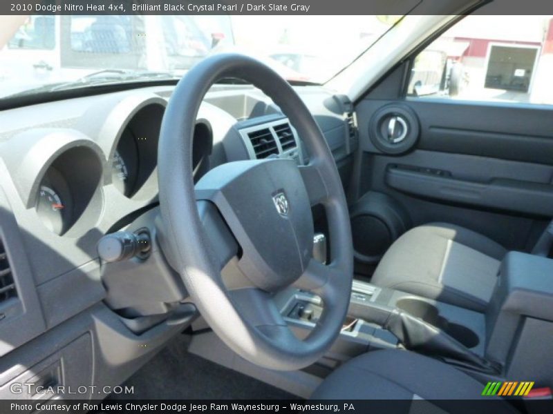 Brilliant Black Crystal Pearl / Dark Slate Gray 2010 Dodge Nitro Heat 4x4