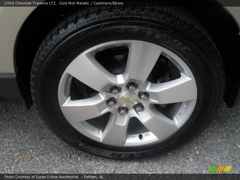 Gold Mist Metallic / Cashmere/Ebony 2009 Chevrolet Traverse LTZ