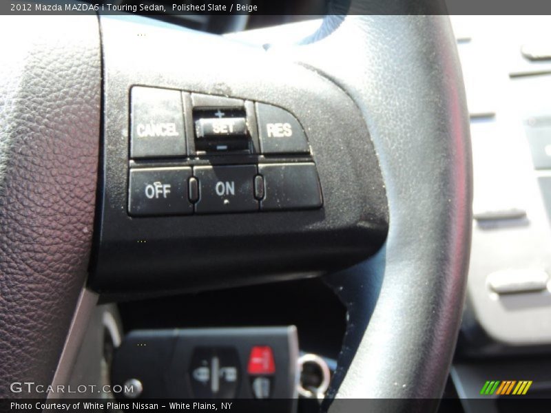 Polished Slate / Beige 2012 Mazda MAZDA6 i Touring Sedan