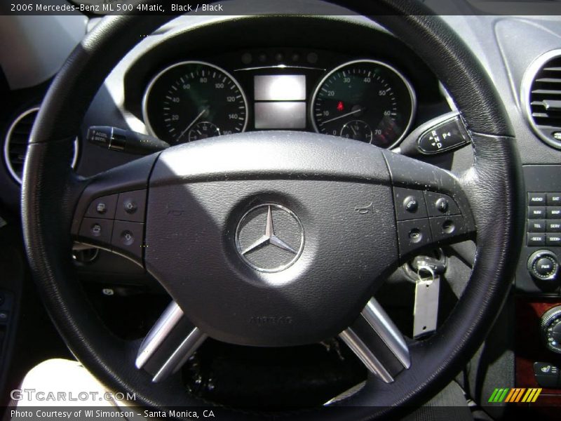 Black / Black 2006 Mercedes-Benz ML 500 4Matic