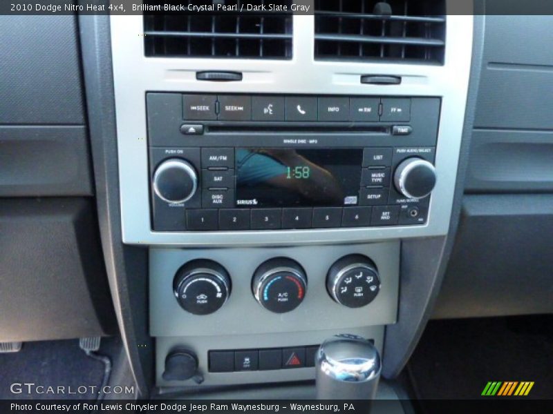 Brilliant Black Crystal Pearl / Dark Slate Gray 2010 Dodge Nitro Heat 4x4