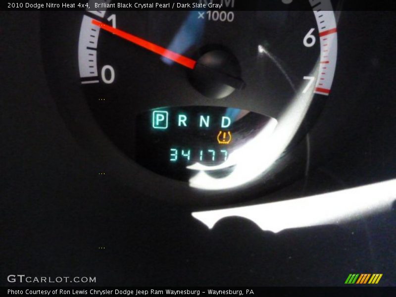 Brilliant Black Crystal Pearl / Dark Slate Gray 2010 Dodge Nitro Heat 4x4