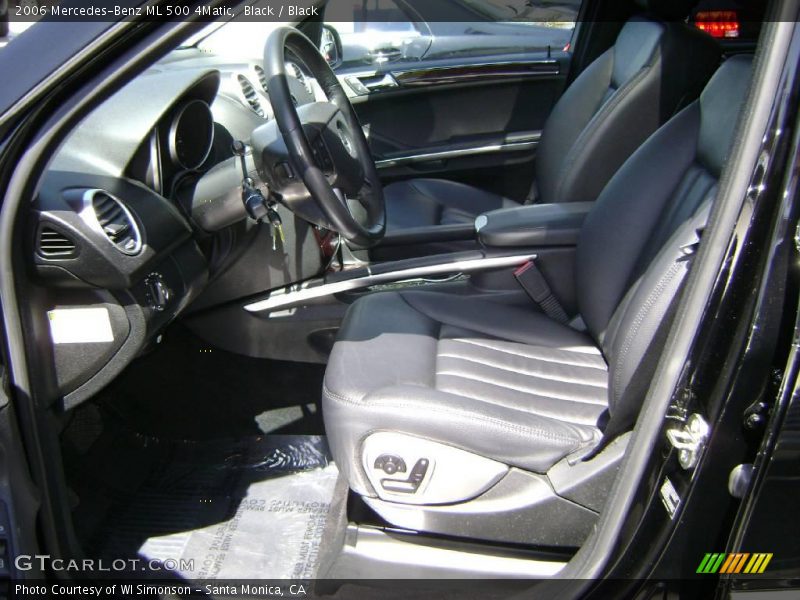 Black / Black 2006 Mercedes-Benz ML 500 4Matic
