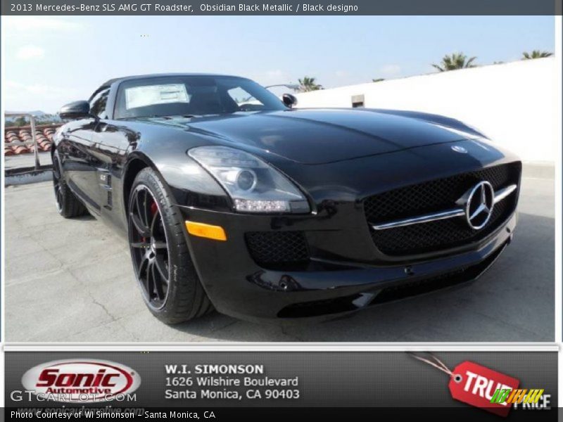 Obsidian Black Metallic / Black designo 2013 Mercedes-Benz SLS AMG GT Roadster