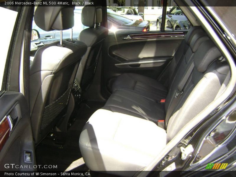 Black / Black 2006 Mercedes-Benz ML 500 4Matic