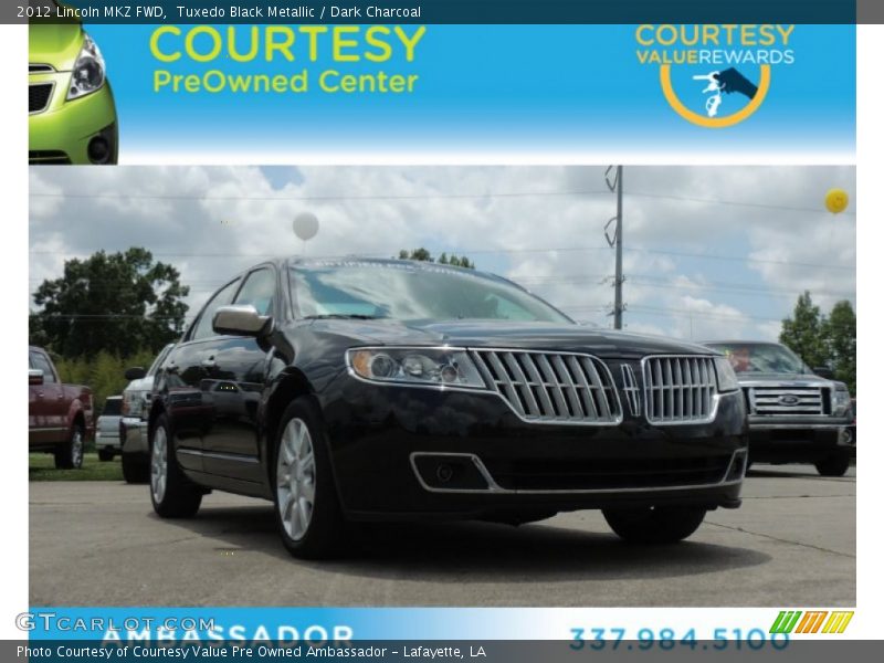 Tuxedo Black Metallic / Dark Charcoal 2012 Lincoln MKZ FWD