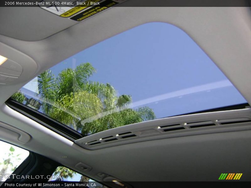 Black / Black 2006 Mercedes-Benz ML 500 4Matic