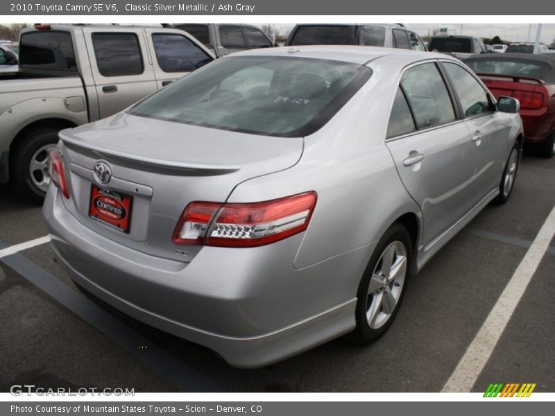 Classic Silver Metallic / Ash Gray 2010 Toyota Camry SE V6