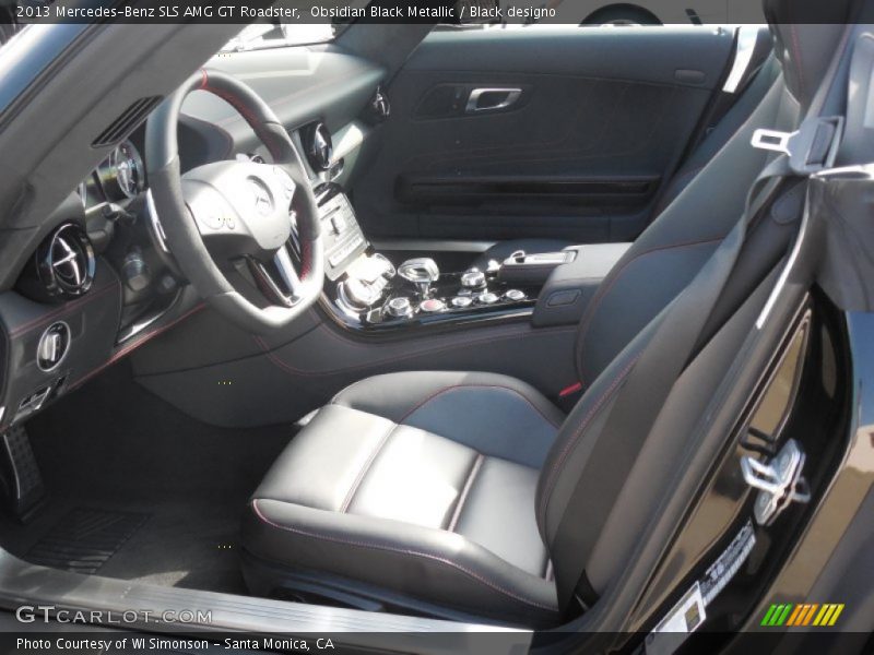  2013 SLS AMG GT Roadster Black designo Interior